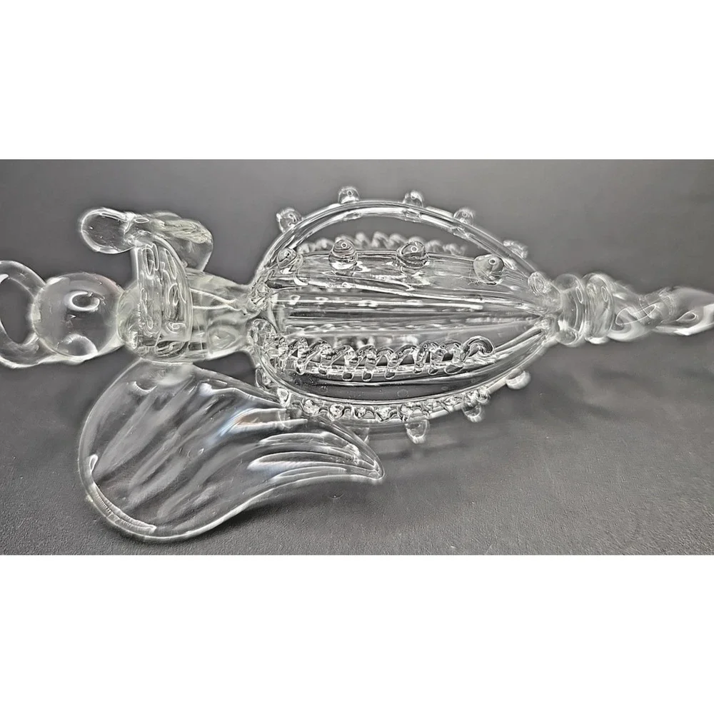 Vtg and‎ Blown Clear Spun Glass 6